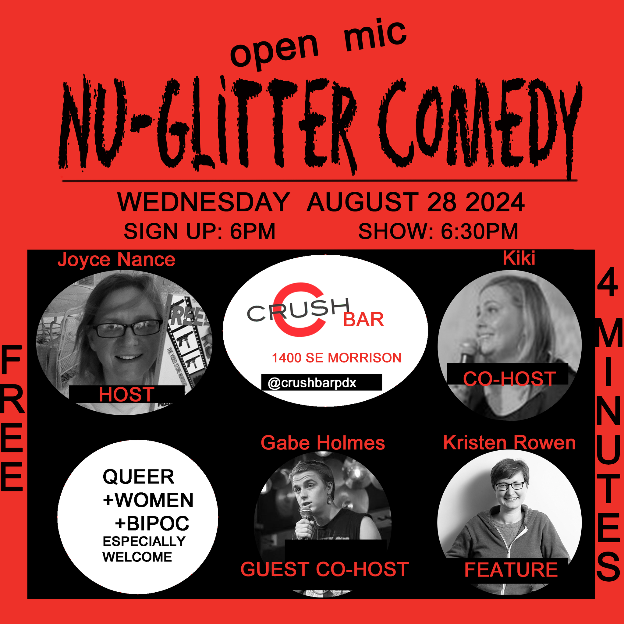 Nu-Glitter Open Mic at Crush Bar